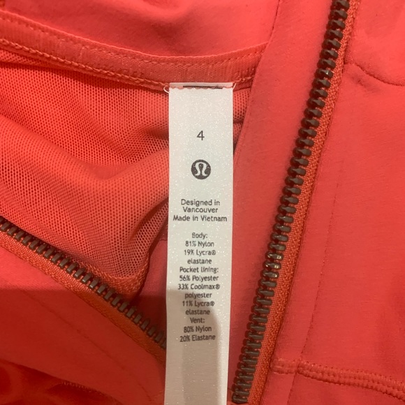 NWT Lululemon Pale Raspberry Hooded Define Jacket Sz 4 - Picture 7 of 9